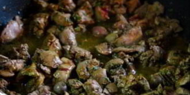 Рецепт печени с болгарским перцем