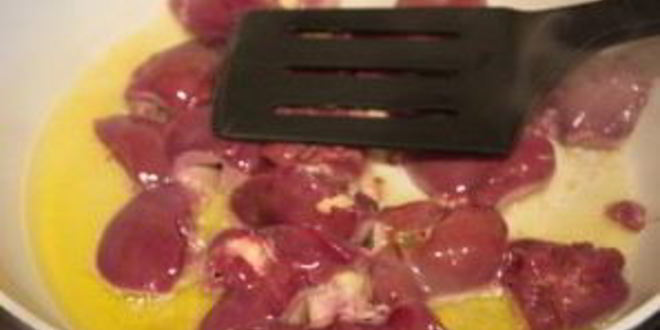 Рецепт печени с картошкой
