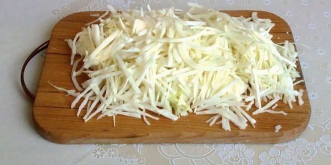 Рецепт печени тушеной с капустой