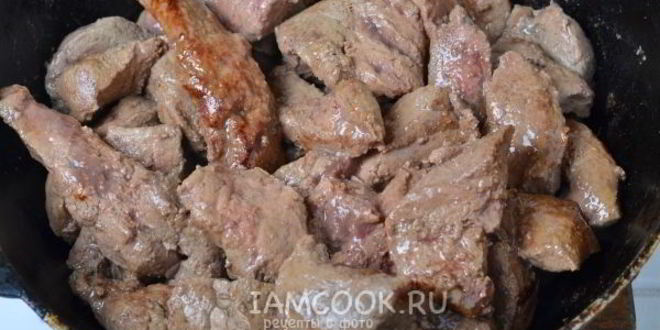 Рецепт печени тушеной в молоке