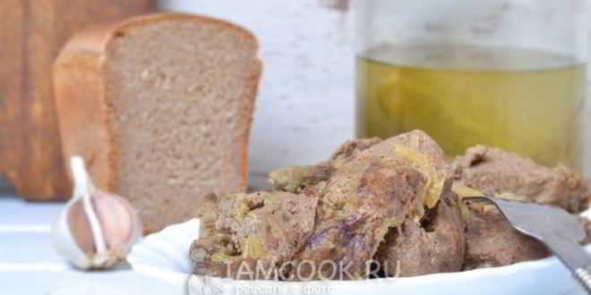 Рецепт печени тушеной в молоке