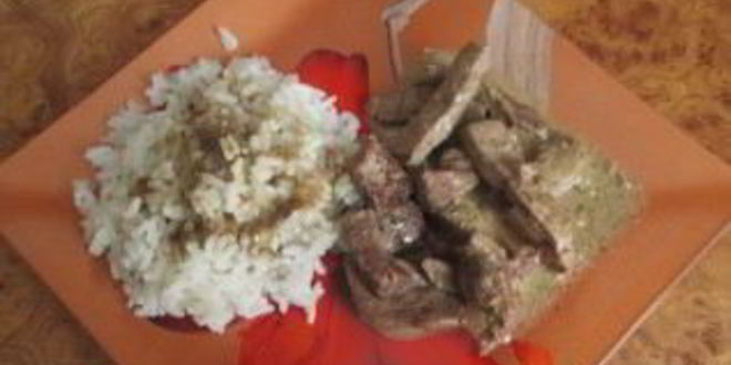 Рецепт печени, тушенной в соусе