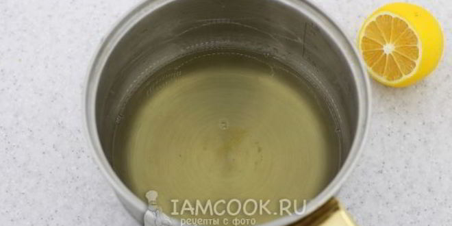 Рецепт печени в лимонном желе