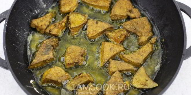 Рецепт печени в лимонном желе