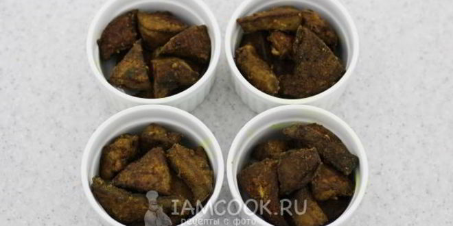 Рецепт печени в лимонном желе