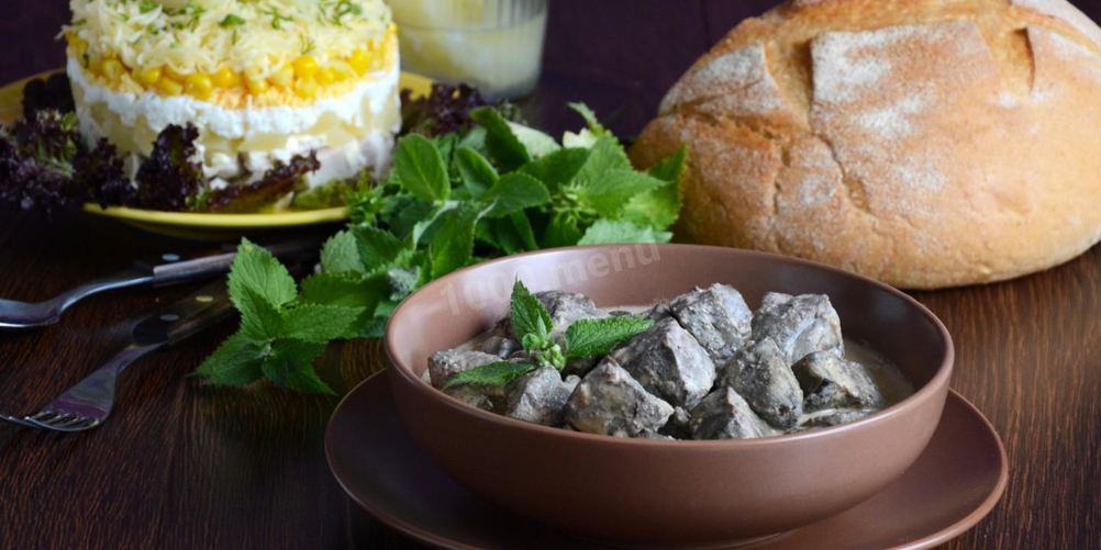 Как приготовить печень в сливочном соусе