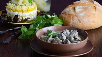 Рецепт Печени в сливочном соусе