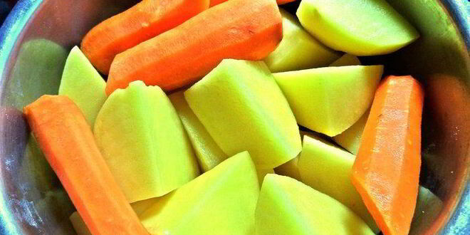 Рецепт печенки под овощной шубкой