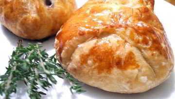 Рецепт Печенки в кафтане из слоеного теста