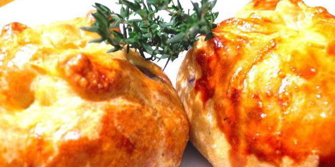 Рецепт печенки в кафтане из слоеного теста