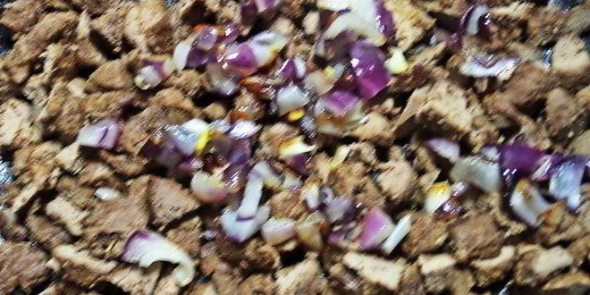 Рецепт печенки в овощной оболочке