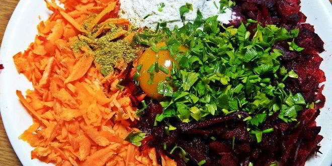 Рецепт печенки в овощной оболочке