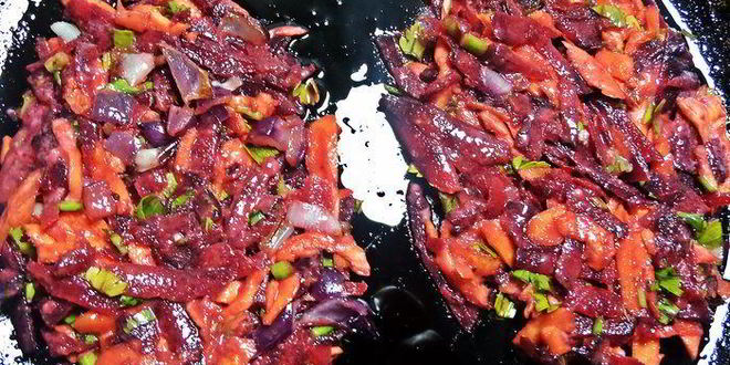 Рецепт печенки в овощной оболочке