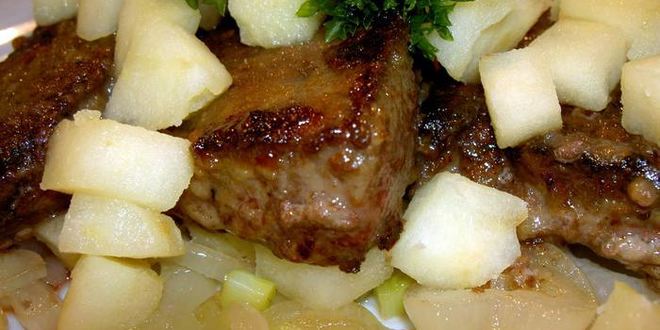 Рецепт телячьей печени по-берлински