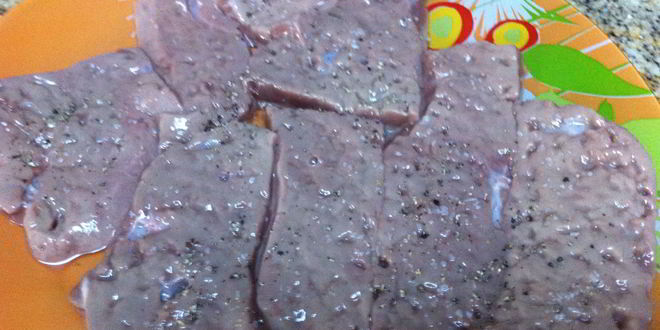 Рецепт тушеной говяжьей печени