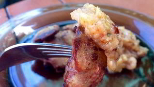 Рецепт Жареной куриной печени с грушевым чатни