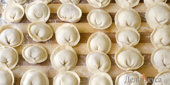 Рецепт домашних пельменей с мясом