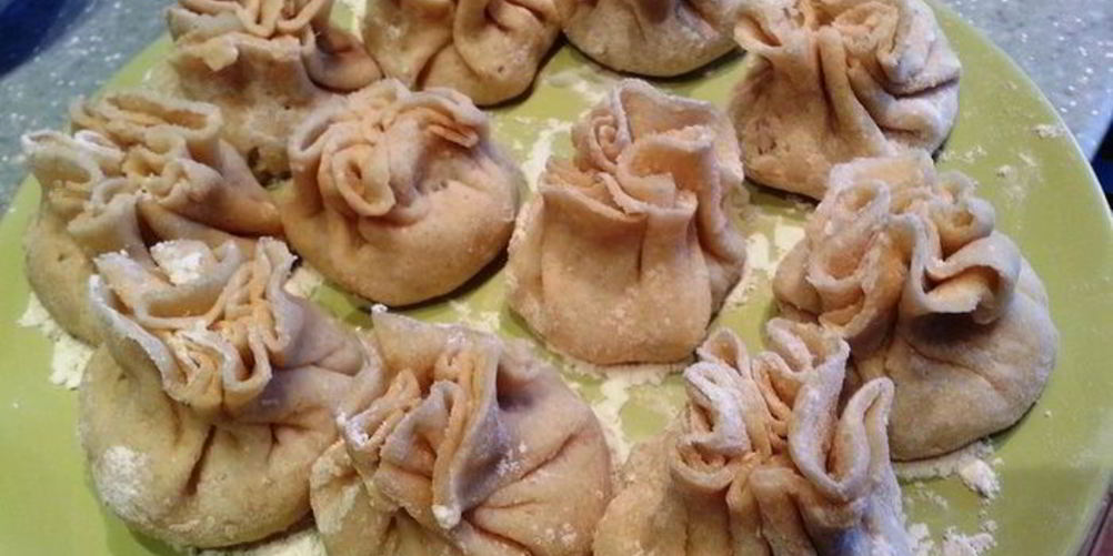 Как приготовить хинкали из рисовой муки с треской