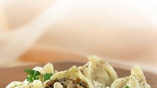 Рецепт Хинкали с белыми грибами