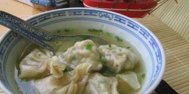 Рецепт китайские пельмени вана тана