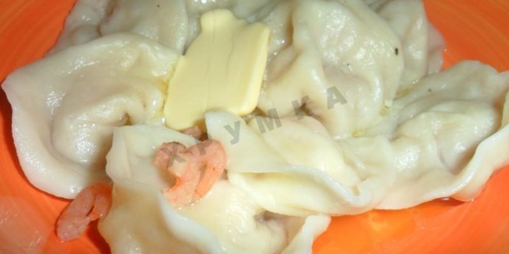 Как приготовить пельмени с креветками и сыром
