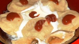 Рецепт Пельменей с квашеной капустой и луком