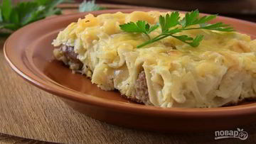 Рецепт Пельменей в духовке с сыром