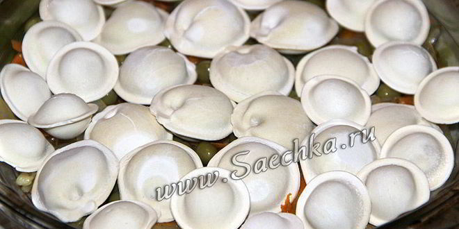 Рецепт пельменей в духовке