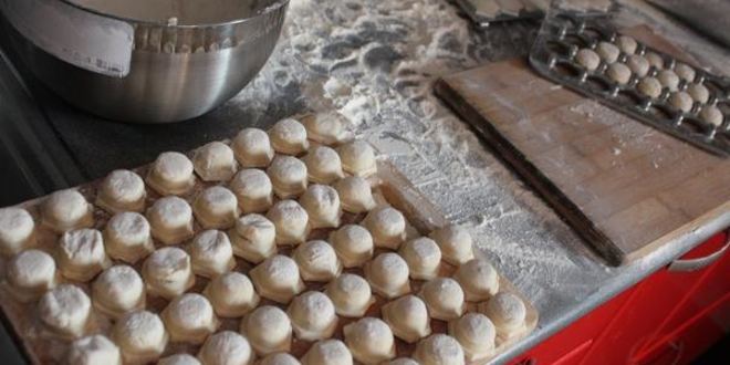 Рецепт пельмешков домашних три мяса