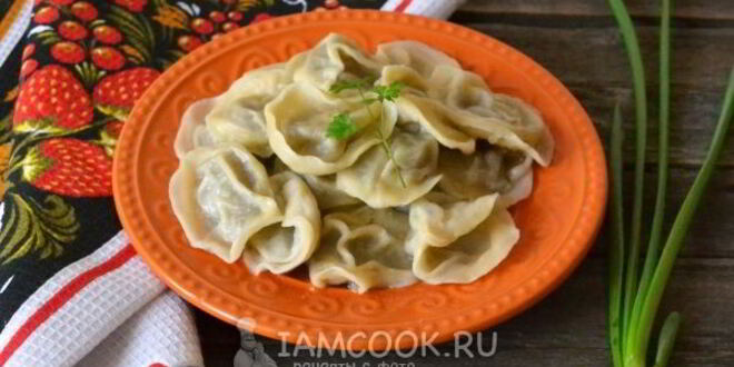 Рецепт постных пельменей