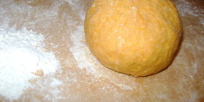 Рецепт тыквенных пельмешков