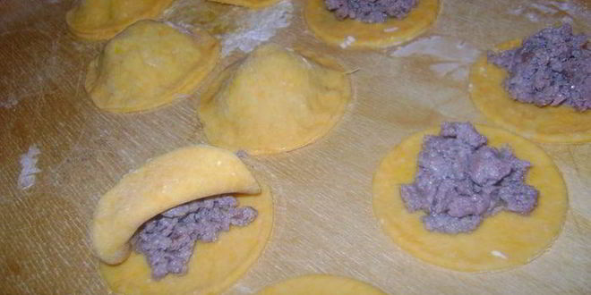 Рецепт тыквенных пельмешков