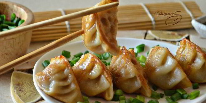 Рецепт японских жареных пельменей гедза