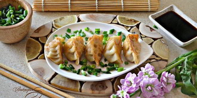 Рецепт японских жареных пельменей гедза