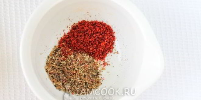 Рецепт красочной приправы для плова