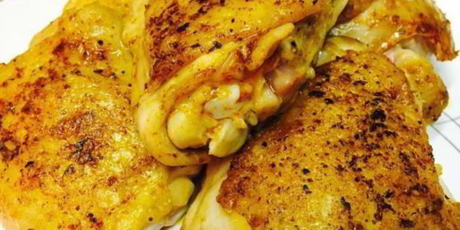 Рецепт куриных бедер тушенных в плове из дикого риса