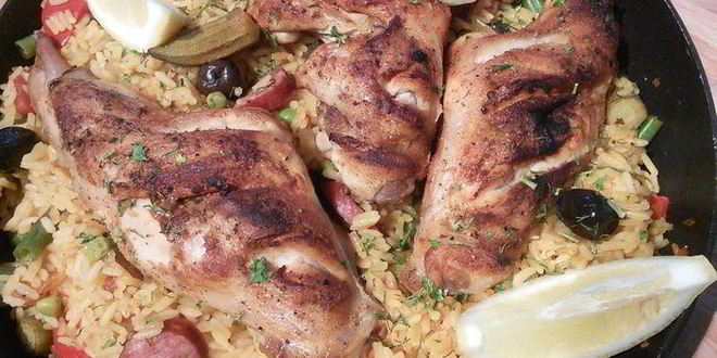 Рецепт паэльи с кроликом