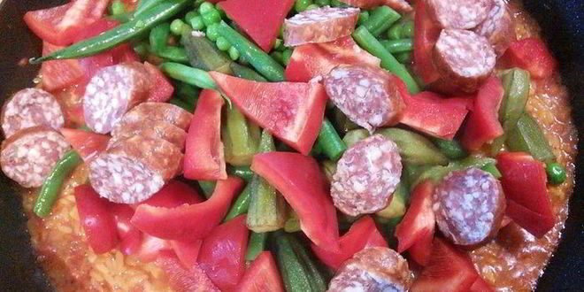 Рецепт паэльи с кроликом