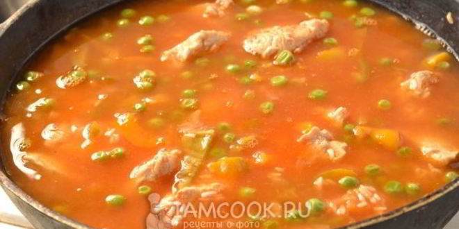 Рецепт паэльи с курицей
