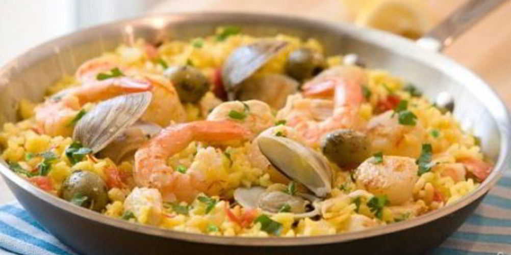 Как приготовить паэлью с морепродуктами