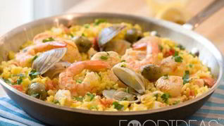 Рецепт Паэльи с морепродуктами
