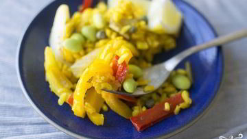 Рецепт Паэльи вегетарианской