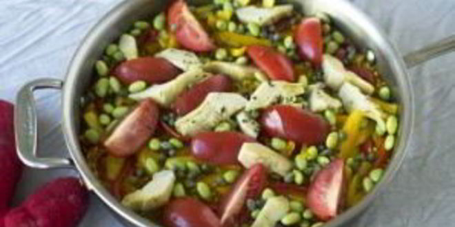 Рецепт паэльи вегетарианской