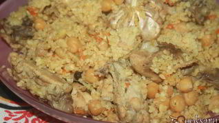 Рецепт Пилава из курятины с булгуром и нутом