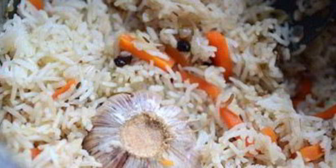 Рецепт плова без мяса в мультиварке