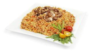 Рецепт Плова из баранины с фасолью