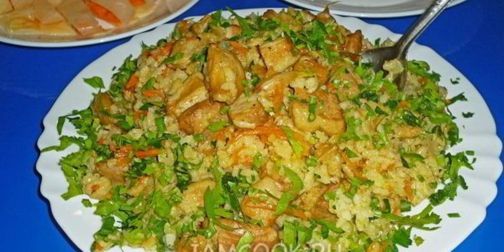 Как приготовить плов из свиной грудинки