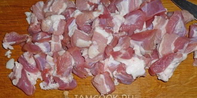 Рецепт плова из свиной грудинки