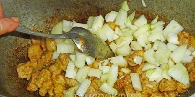 Рецепт плова из свиной грудинки