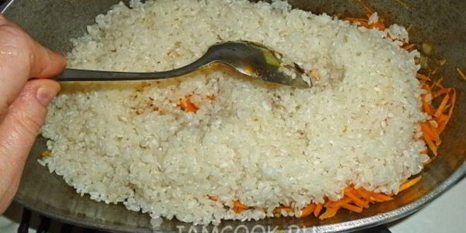 Рецепт плова из свиной грудинки